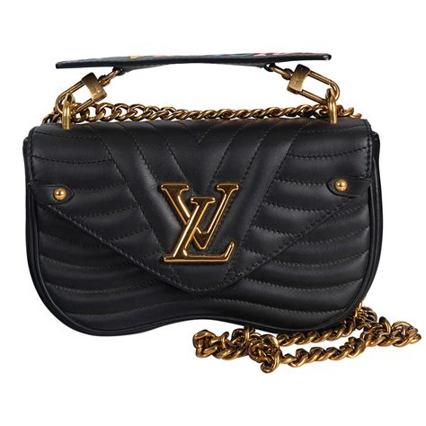 louis vuitton new wave chain bag pm black|A Closer Look at the Louis Vuitton New Wave Bag .